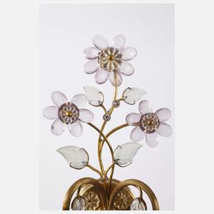 J. & L. Lobmeyr Wien Paar Wandlampen