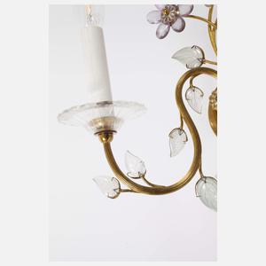 J. & L. Lobmeyr Wien Paar Wandlampen