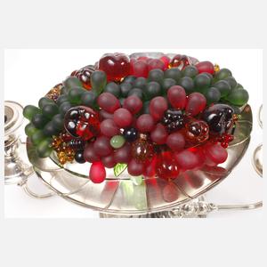 Kerzenleuchter mit Glasbukett