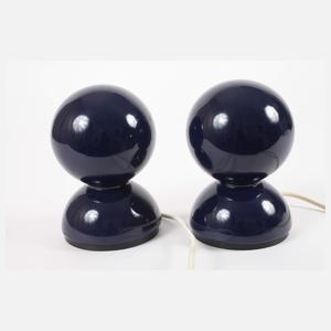 Vico Magistretti, Paar Tischleuchten "Eclisse"