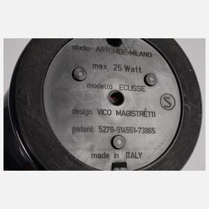 Vico Magistretti, Paar Tischleuchten "Eclisse"
