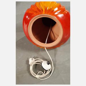 Zwei Stehlampen Keramik