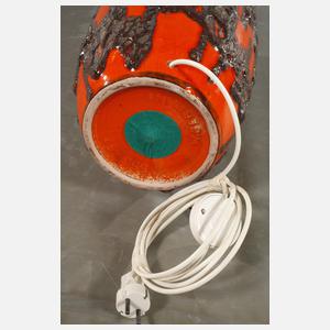 Zwei Stehlampen Keramik