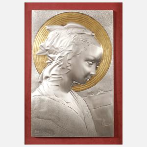 Giuliano Ottaviani, Silberrelief Heilige Maria
