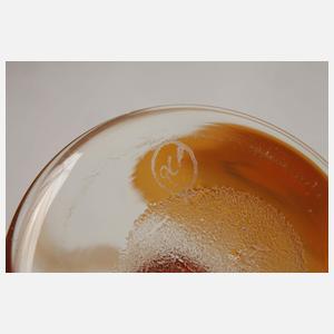 Studioglas Schale Schweden und Karaffe