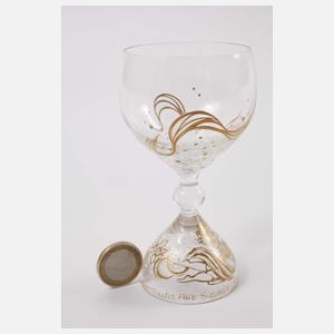 Rosenthal drei Südweingläser Bjørn Wiinblad