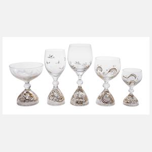 Rosenthal fünf Gläser Bjørn Wiinblad