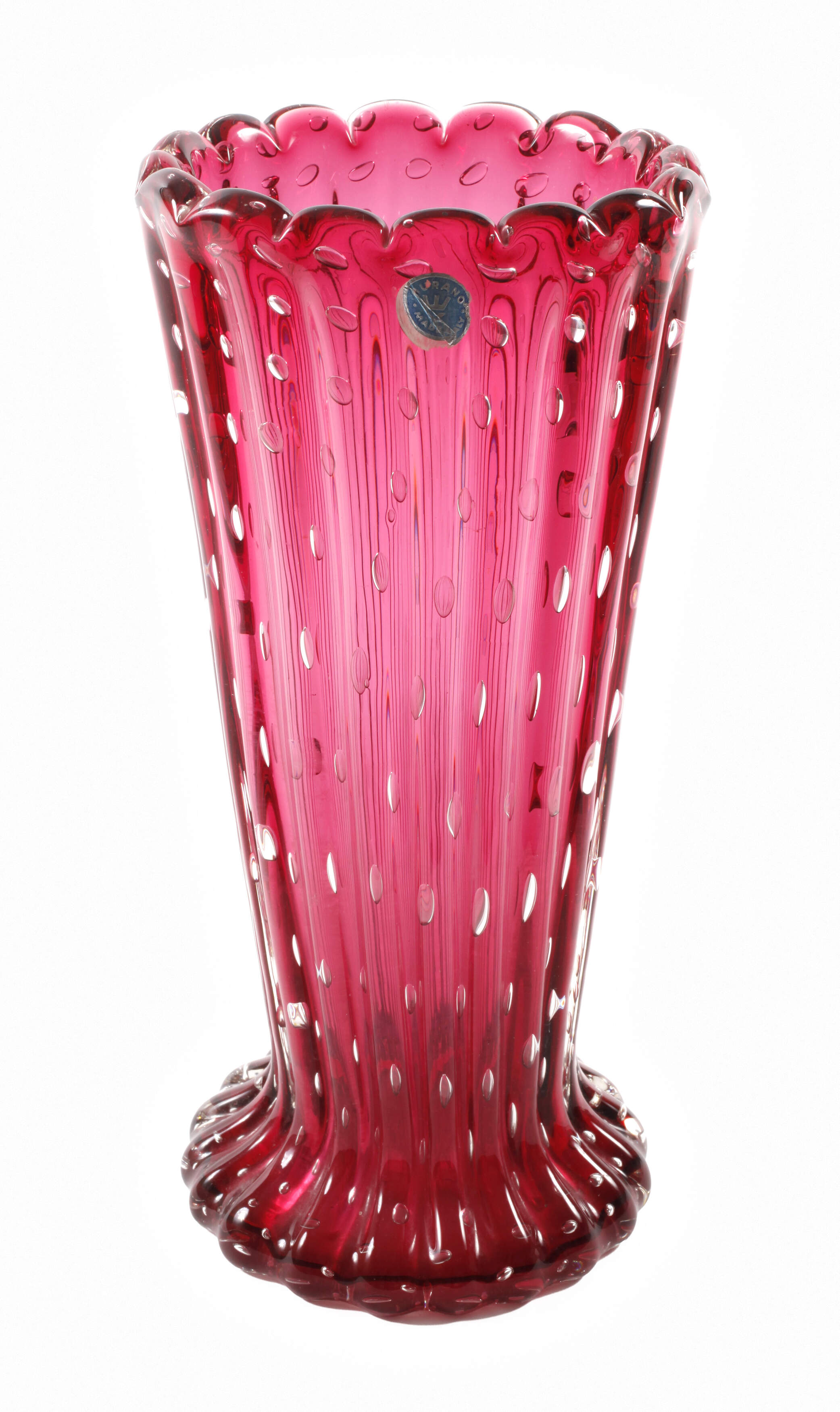 Murano Vase "A bolle"