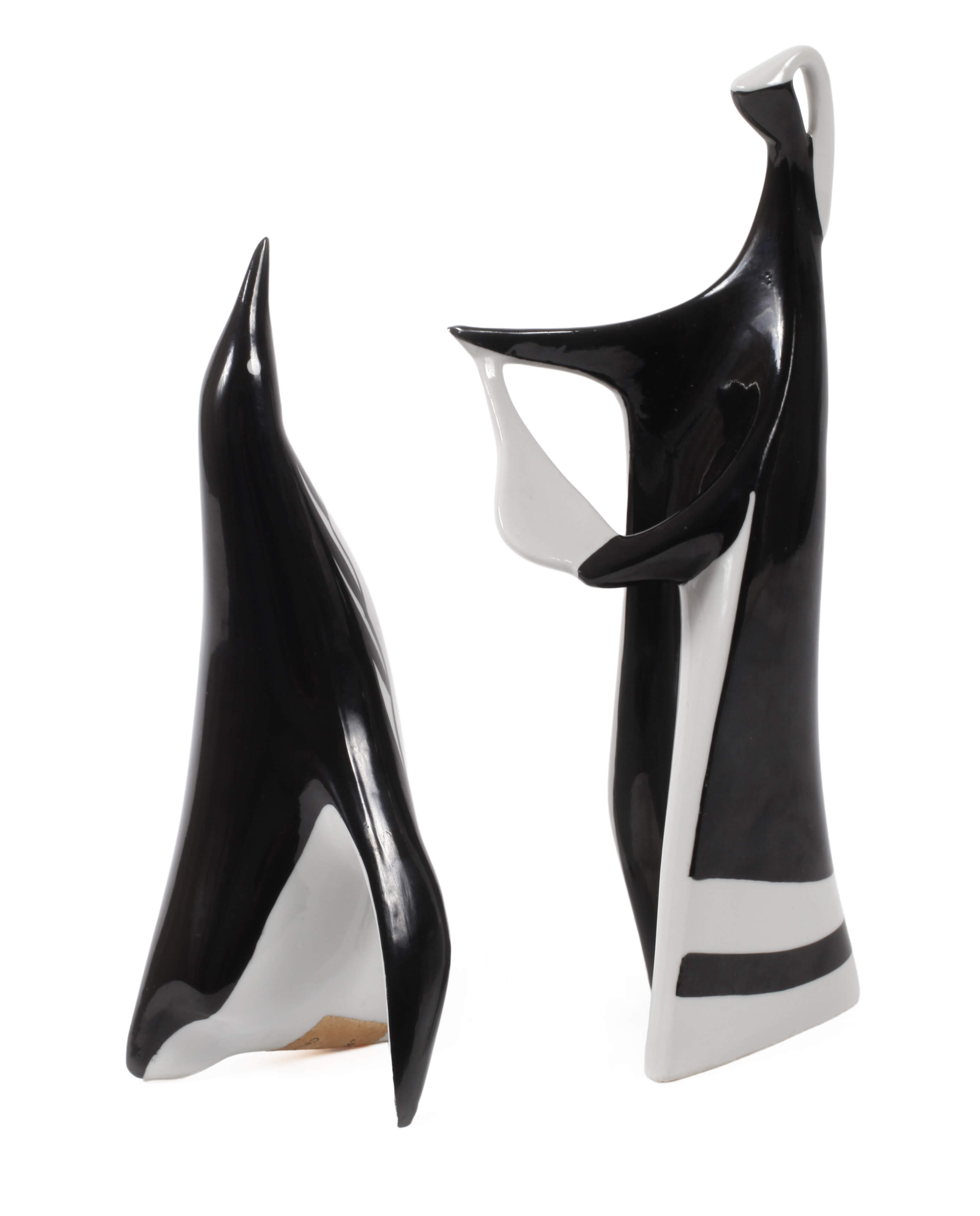 Cmielow Polen "Mädchen mit Gitarre" und Pinguin