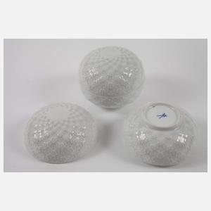 Meissen Vasenpaar und Paar Deckeldosen Design