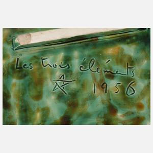 Tablett "Les trois éléments"