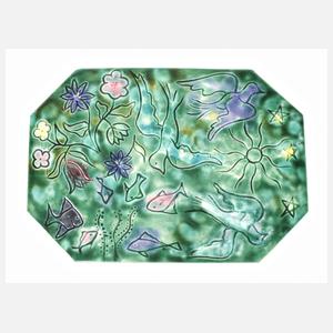 Tablett "Les trois éléments"