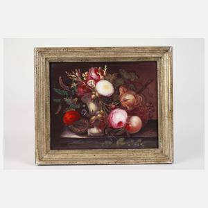 Bildplatte Tafelstillleben Biedermeier