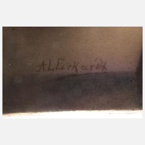 KPM Berlin Bildplatte "Verstoßung der Hagar"