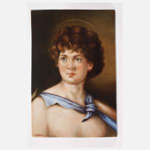 KPM Berlin Bildplatte "Johannes der Täufer"