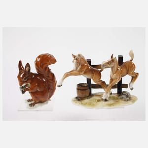 Hutschenreuther Konvolut Wald- und Wiesentiere