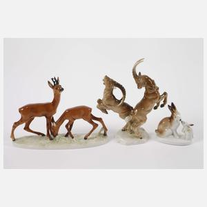 Hutschenreuther Konvolut Wald- und Wiesentiere