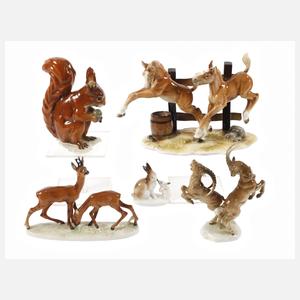 Hutschenreuther Konvolut Wald- und Wiesentiere