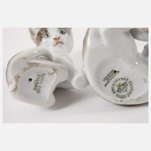 Hutschenreuther/Rosenthal Konvolut Hunde und Katzen