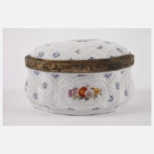 KPM Berlin Tabatiere Frucht- und Vogelmalerei