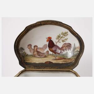 KPM Berlin Tabatiere Frucht- und Vogelmalerei