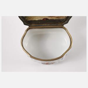 KPM Berlin Tabatiere Frucht- und Vogelmalerei