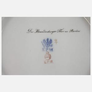 KPM Berlin Ansichtenteller Brandenburger Tor