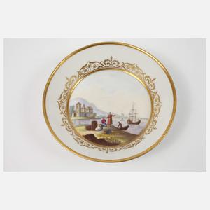 KPM Berlin Tasse Kauffahrteitszene