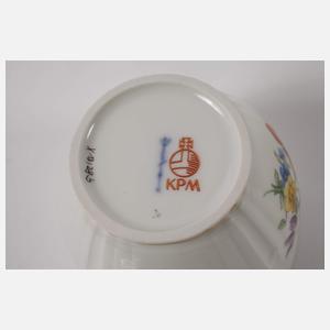 KPM Berlin Kaffeeservice Blumen und Insekten