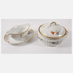 KPM Berlin Speiseservice Blumen und Insekten