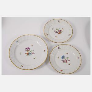 KPM Berlin Speiseservice Blumen und Insekten