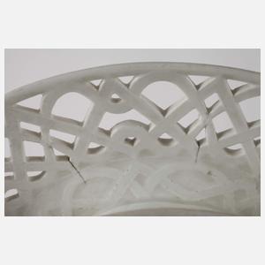 Meissen frühe Potpourri-Deckeldose mit Présentoire