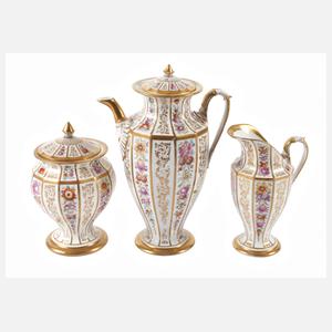 Meissen prunkvolles Kernstück Blumen-/Goldmalerei