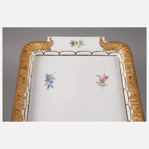 Meissen Königskuchenplatte "X-Form"