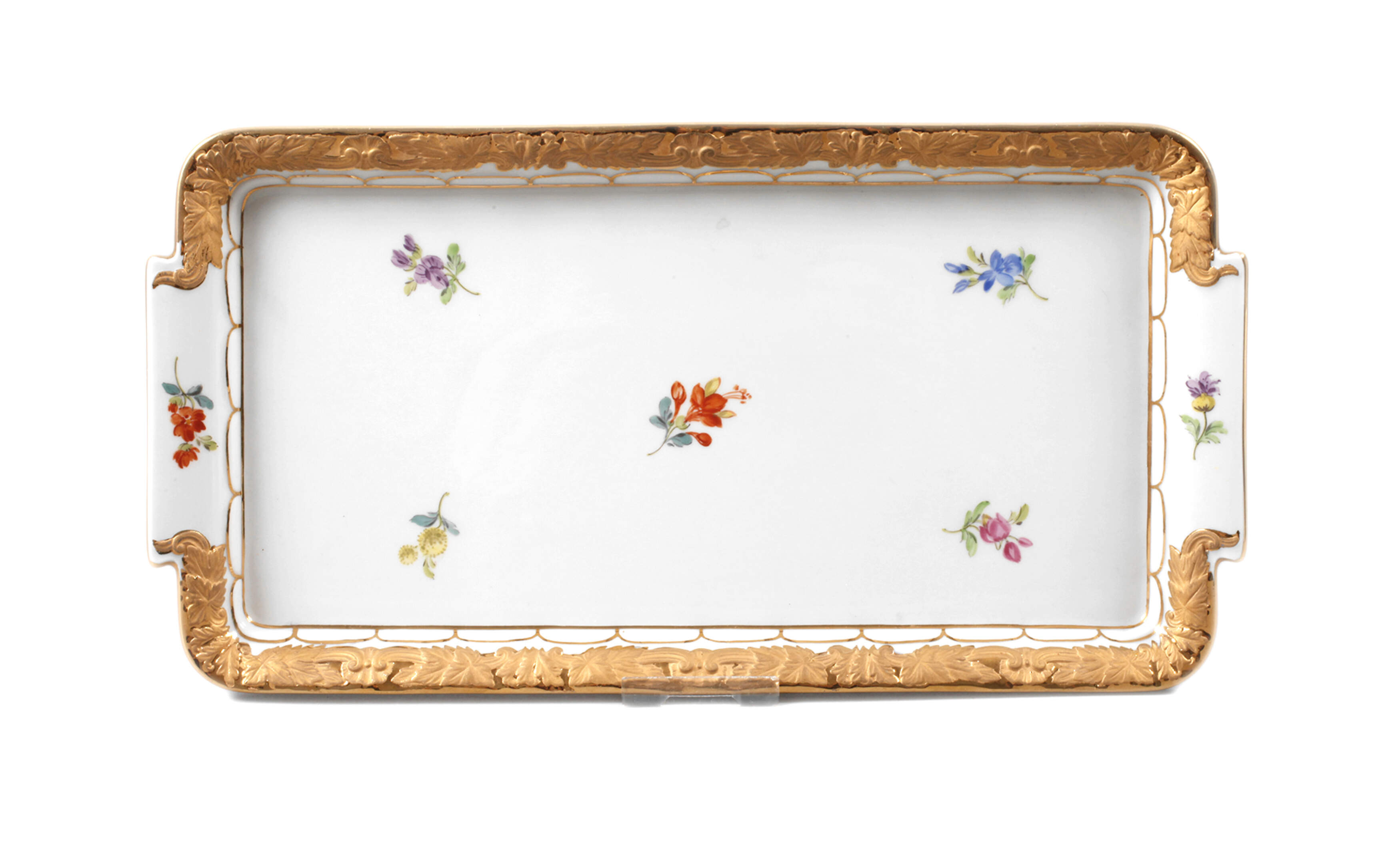 Meissen Königskuchenplatte "X-Form"