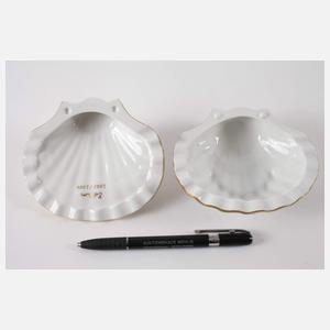 Meissen Muscheldose aus dem "Schwanenservice"