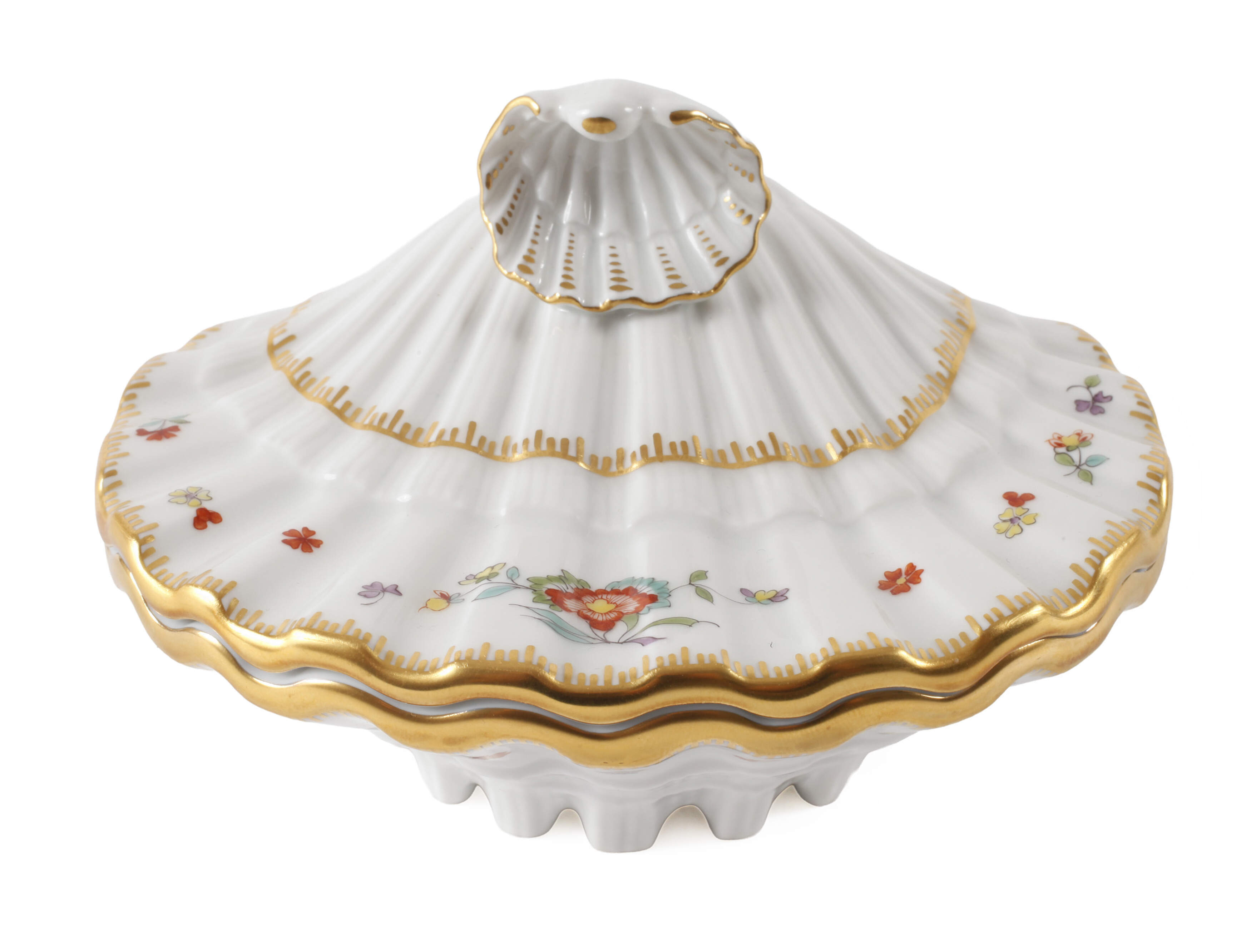 Meissen Muscheldose aus dem "Schwanenservice"