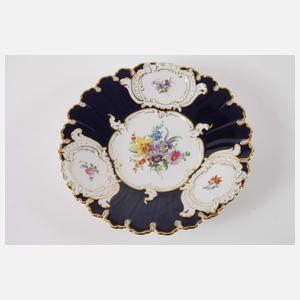 Meissen kleine Prunkschale "Blumenbukett"