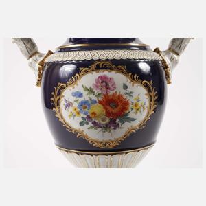 Meissen große Schlangenhenkelvase Amsterdamer Art