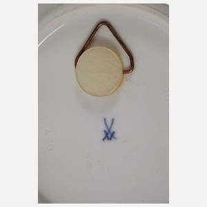 Meissen kleiner Wandteller Figurenmalerei