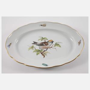 Meissen figürliche Terrine und Platte Vogelmalerei