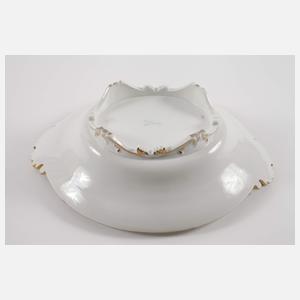 Meissen figürliche Terrine und Platte Vogelmalerei