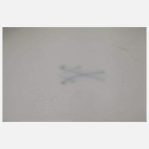 Meissen figürliche Terrine und Platte Vogelmalerei