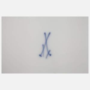 Meissen sieben Suppenteller "Frühlingsblume"