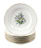 Meissen sieben Suppenteller "Frühlingsblume"