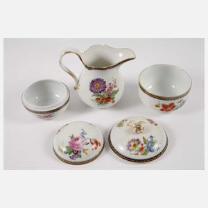 Meissen Kaffee-/Tee-/Mokkaservice "Blumenbukett"