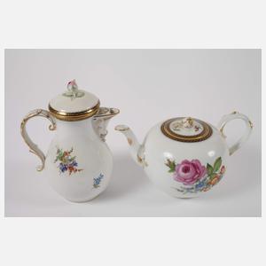 Meissen Kaffee-/Tee-/Mokkaservice "Blumenbukett"