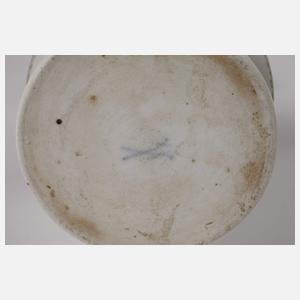 Meissen Lampenfuß "Blumen und Insekten"