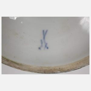 Meissen Lampenfuß "Blumen und Insekten"