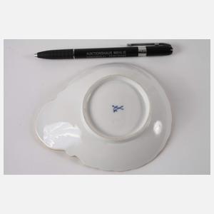 Meissen sechs Muschelschalen "Blumen und Insekten"